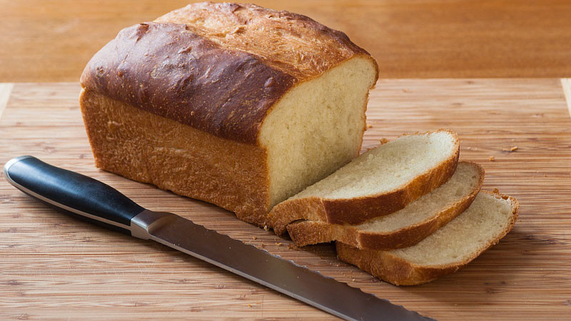 Basic White Bread Recipe
 White Bread Loaf