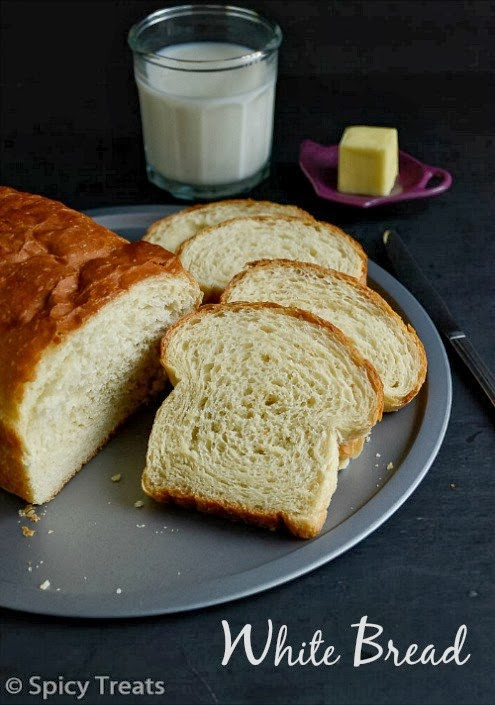 Basic White Bread Recipe
 Spicy Treats Basic White Bread White Bread Recipe