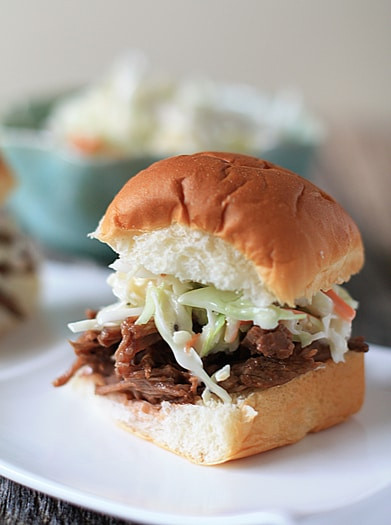 Bbq Beef Sandwiches
 BBQ Beef Sandwiches and Sweet Slaw