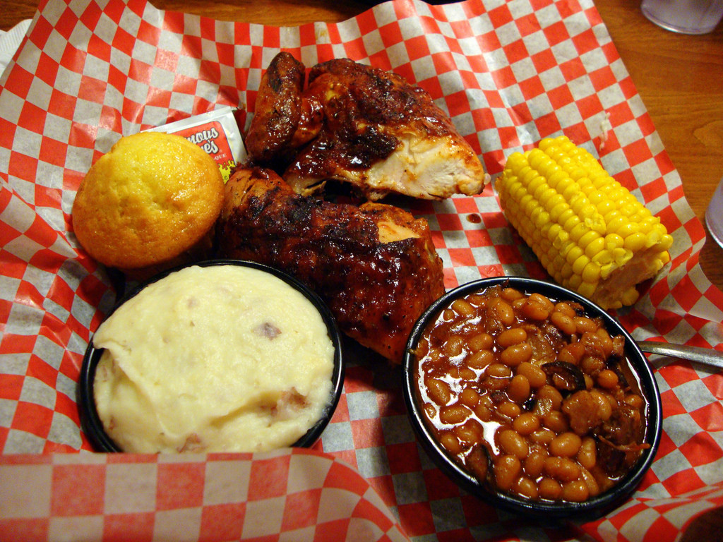 Bbq Chicken Dinner
 BBQ Chicken Dinner At Famous Dave s In Lake Delton