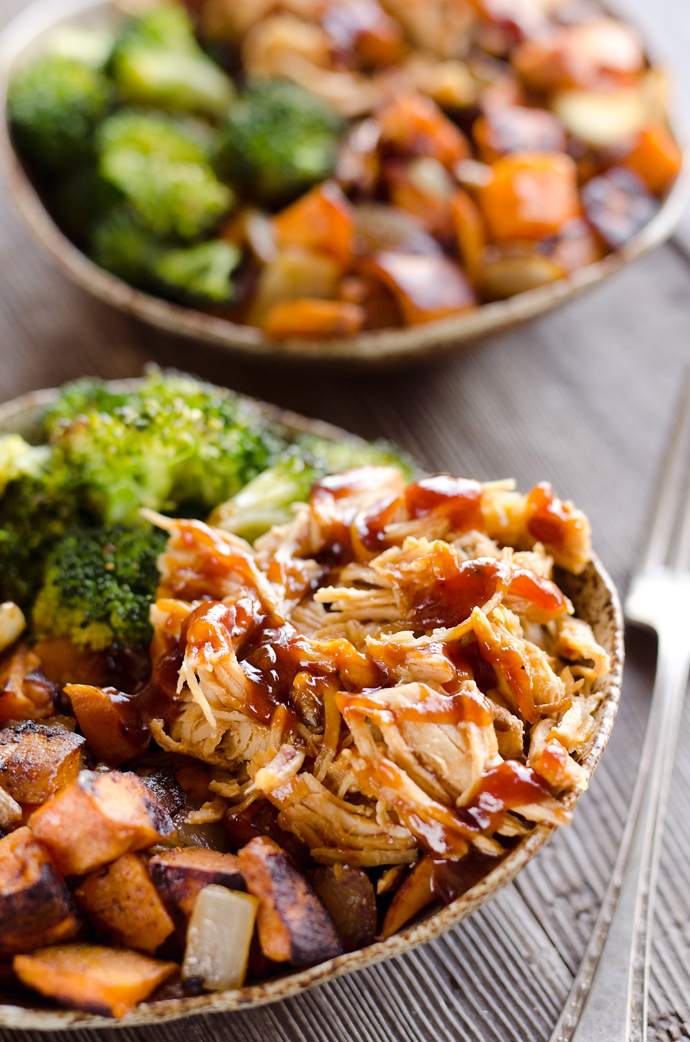 Bbq Chicken Dinner
 BBQ Chicken & Roasted Sweet Potato Bowls Easy Meal Prep