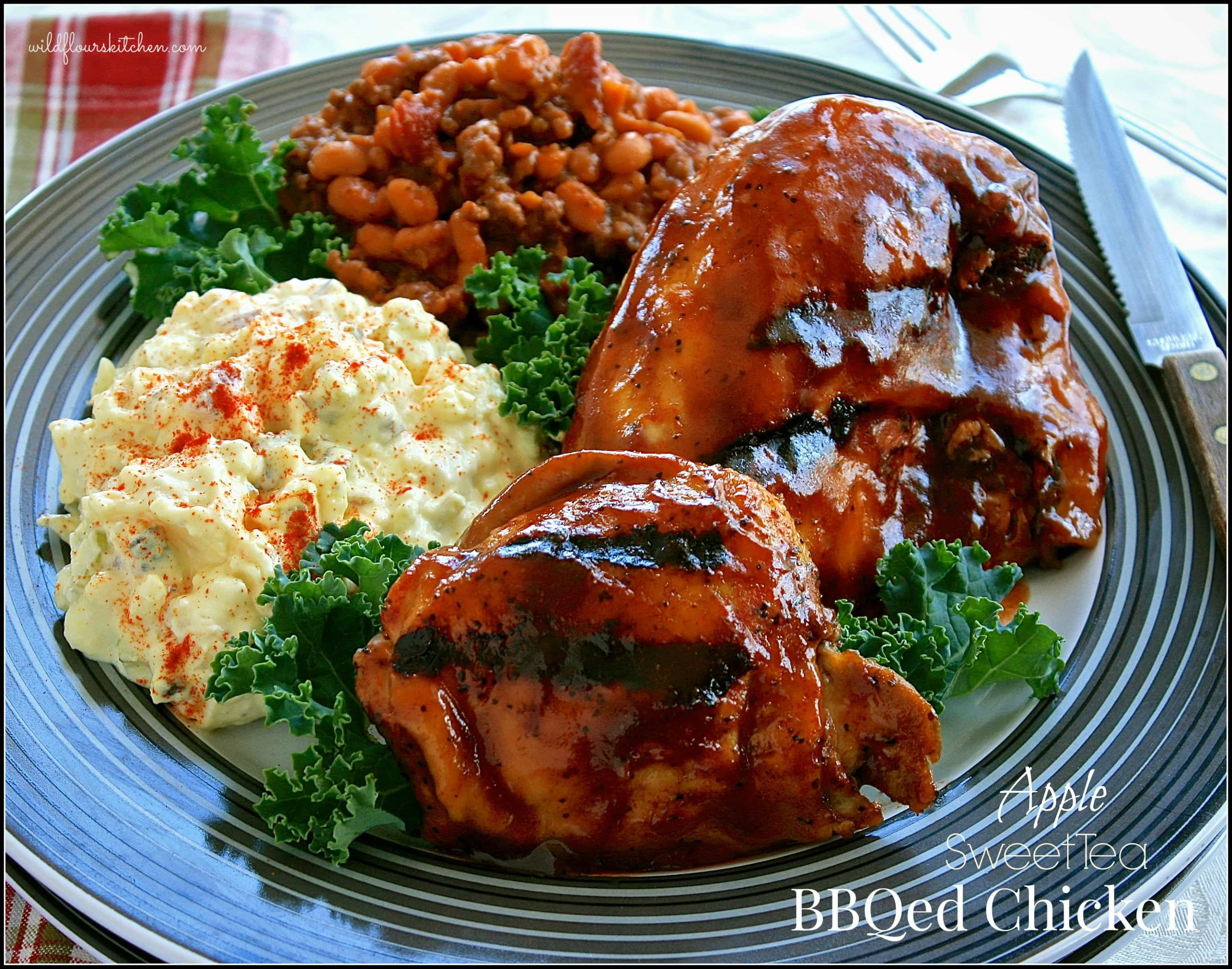 Bbq Chicken Dinner
 Old Fashioned Mustard Potato Salad Wildflour s Cottage