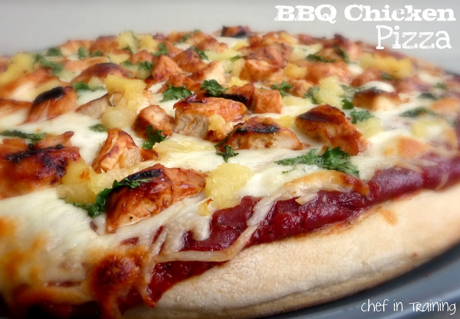 Bbq Chicken Pizza
 BBQ Chicken Pizza Chef in Training