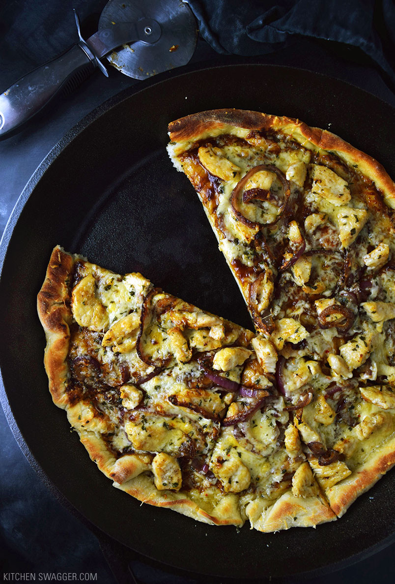 Bbq Chicken Pizza
 Skillet BBQ Chicken Pizza Recipe