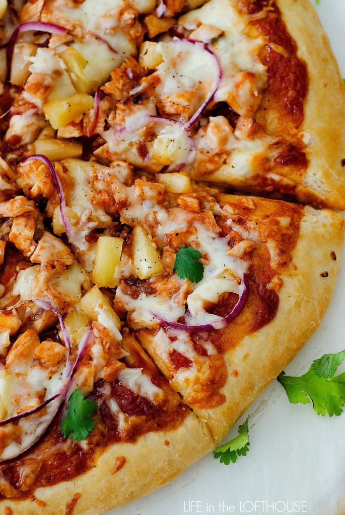 Bbq Chicken Pizza Recipe
 Hawaiian BBQ Chicken Pizza Life In The Lofthouse