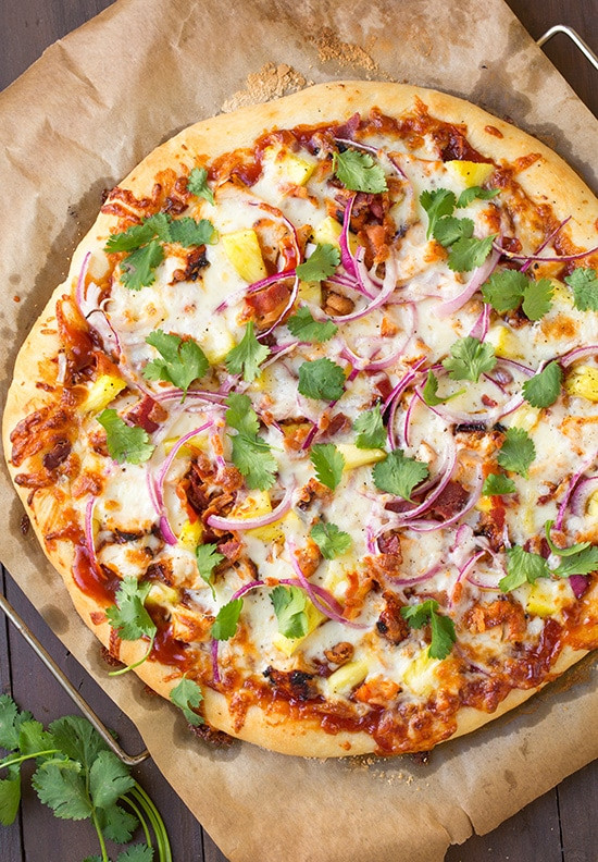 Bbq Chicken Pizza Recipe
 Hawaiian BBQ Chicken Pizza Cooking Classy