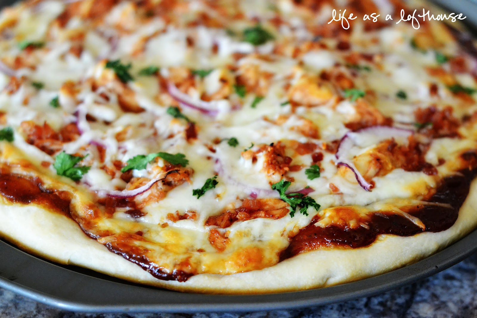 Bbq Chicken Pizza
 BBQ Chicken & Bacon Pizza Life In The Lofthouse