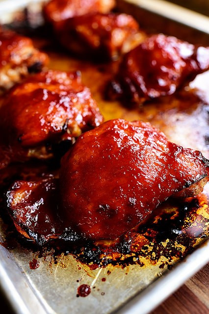 Bbq Chicken Thighs In Oven
 Oven BBQ Chicken