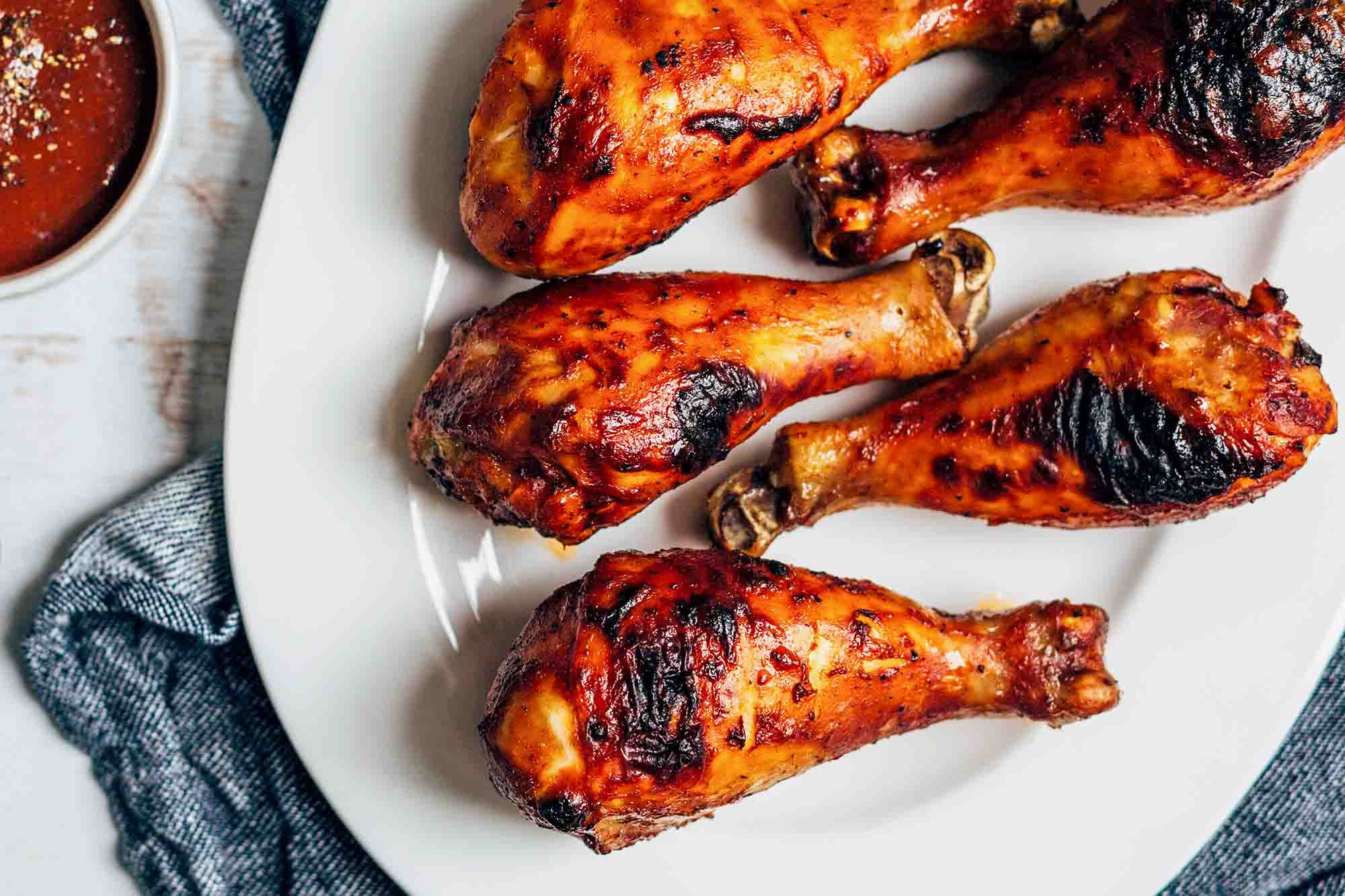 Bbq Chicken Thighs In Oven
 Baked BBQ Chicken in Oven