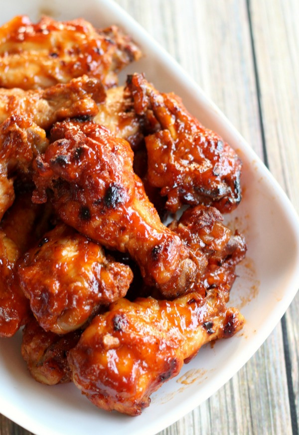 Bbq Chicken Wings Recipe
 Slow Cooker Apricot BBQ Chicken Wings Tailgating Recipes
