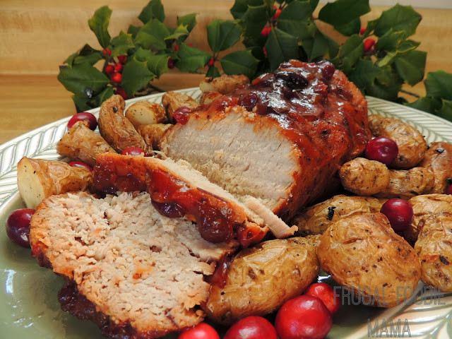 Bbq Pork Loin Slow Cooker
 Frugal Foo Mama Slow Cooker Apple Cranberry Bourbon