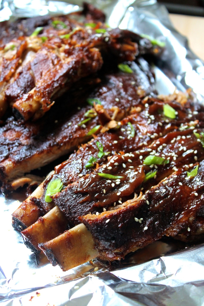 Bbq Pork Spare Ribs
 BBQ Pork Spare Ribs with Teriyaki Glaze SAVOIR FAIRE by