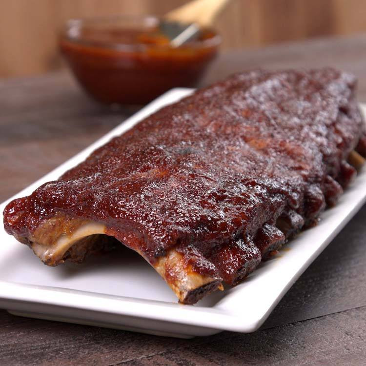 Bbq Sauce For Ribs
 Baked BBQ Ribs with Dry Rub & BBQ Sauce Recipe