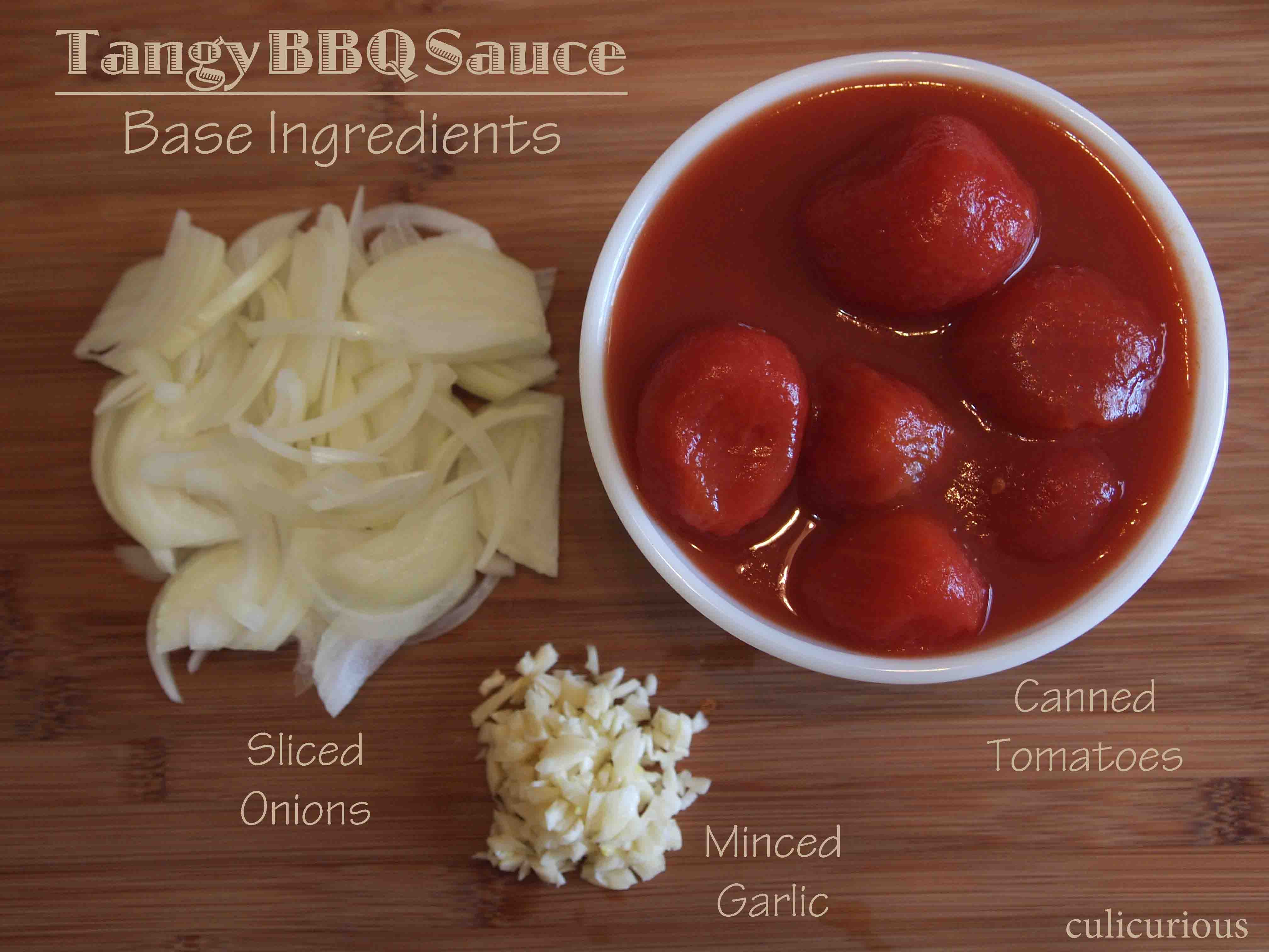 Bbq Sauce Ingredients
 Tangy Barbecue Sauce Recipe culicurious
