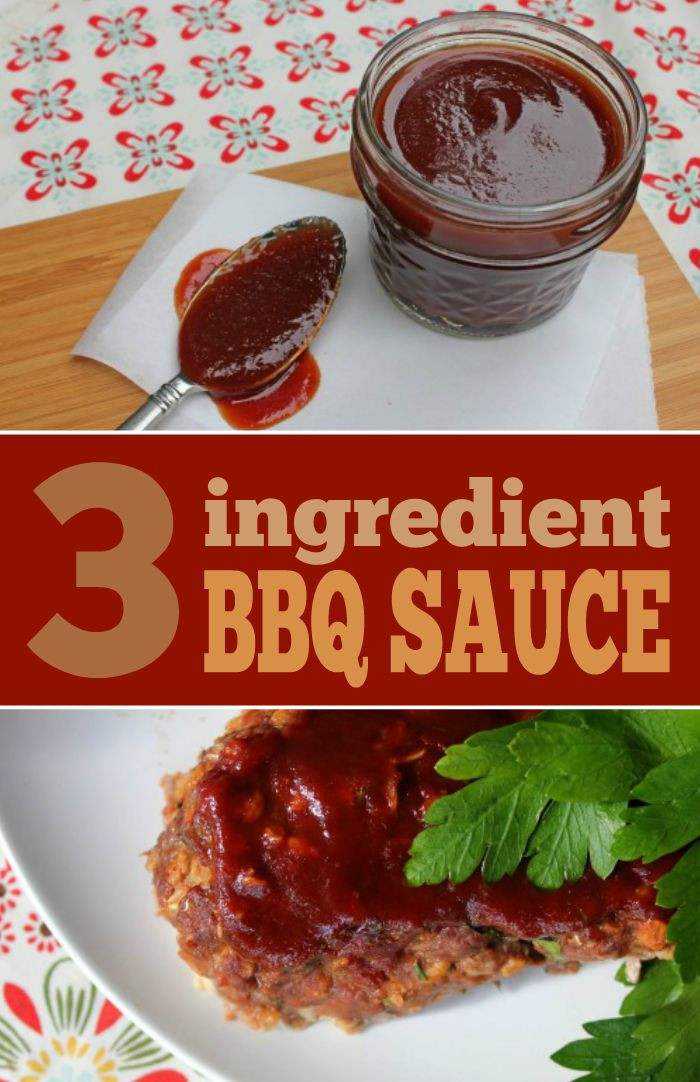 Bbq Sauce Ingredients
 3 Ingre nt BBQ Sauce the easiest recipe EVER Frugal