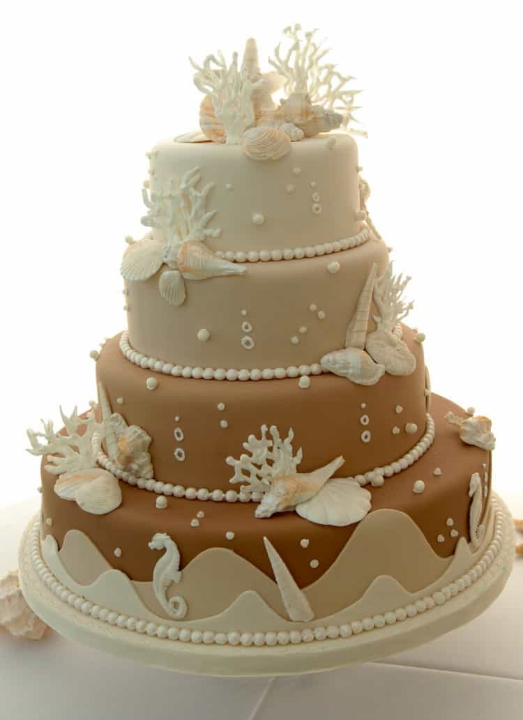 Beach Wedding Cakes
 Beach Wedding Cake Ideas Destination Wedding Details