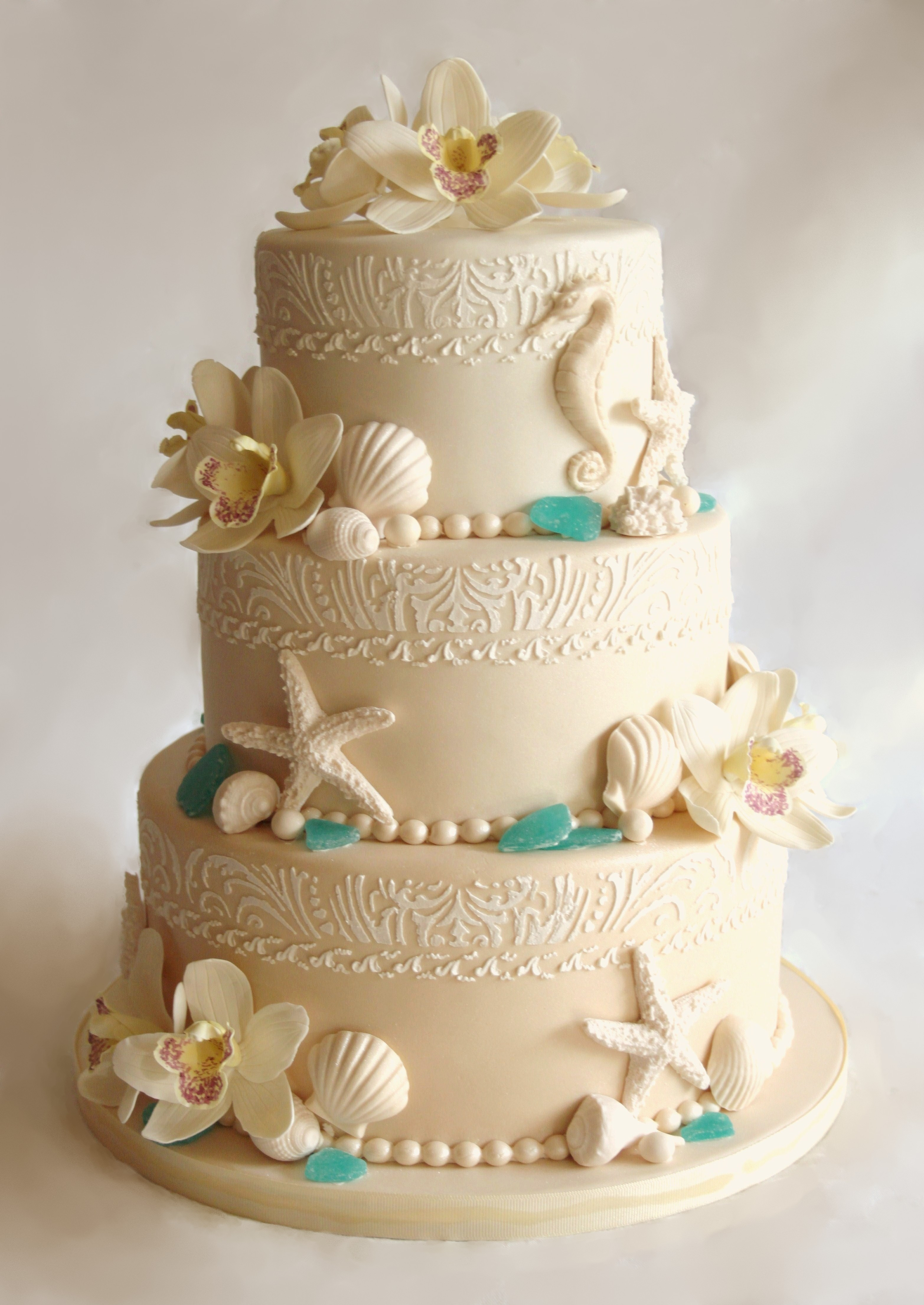 Beach Wedding Cakes
 30 ULTIMATE WEDDING CAKES TO STEAL THE SHOW