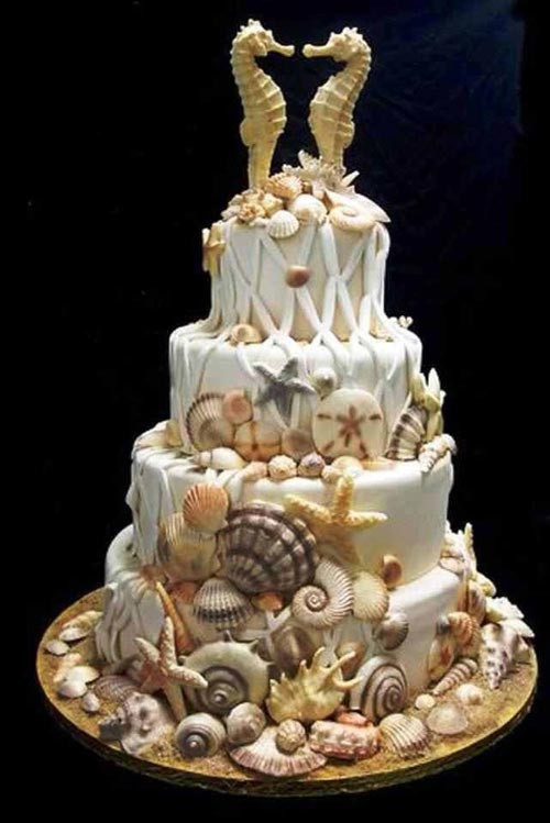 Beach Wedding Cakes
 11 Spectacular Designs Beach Wedding Cake