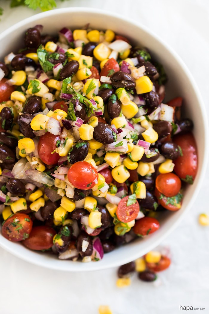 Bean Corn Salad
 Black Bean and Corn Salad