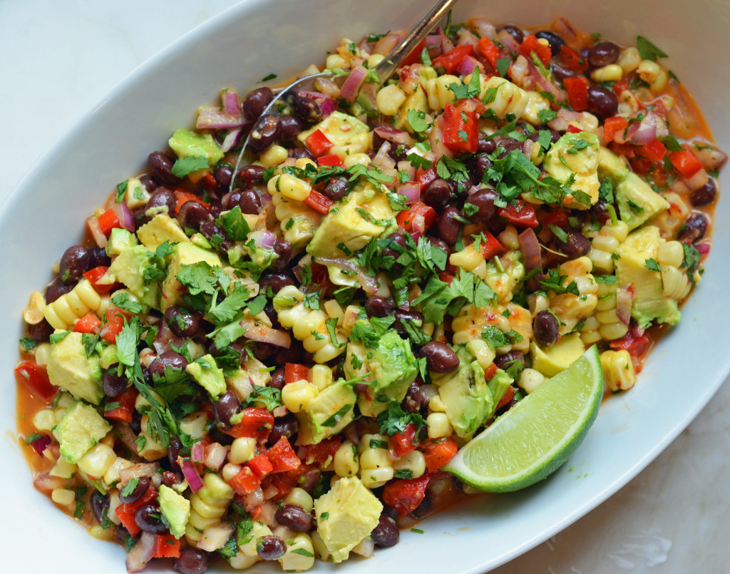 Bean Corn Salad
 Black Bean & Corn Salad with Chipotle Honey Vinaigrette