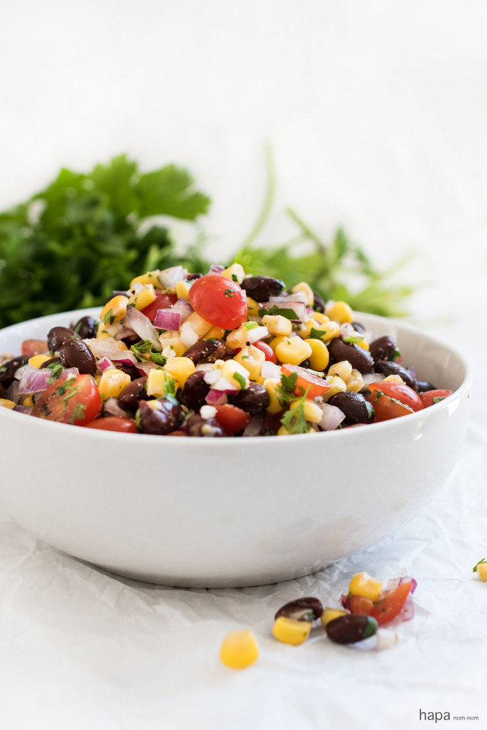 Bean Corn Salad
 Black Bean and Corn Salad