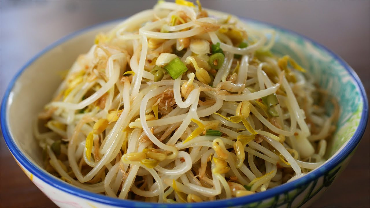 Bean Side Dishes
 Mung bean sprout side dish Sukjunamul muchim 숙주나물무침