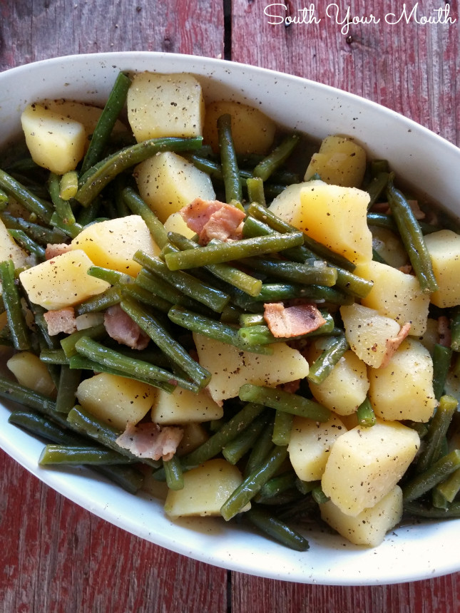Beans Greens Potatoes
 South Your Mouth Southern Style Green Beans & Potatoes