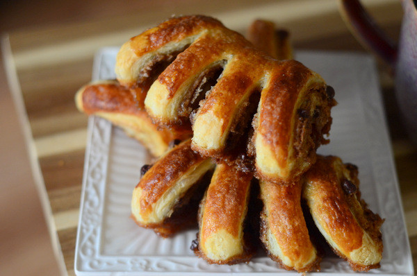 Bear Claw Dessert
 Espresso Bear Claws with Chocolate Chips Baking Bites