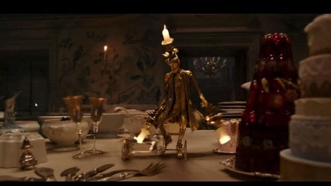 Beauty And The Beast Dinner
 Beauty and the Beast movie Be Our Guest scene cost more