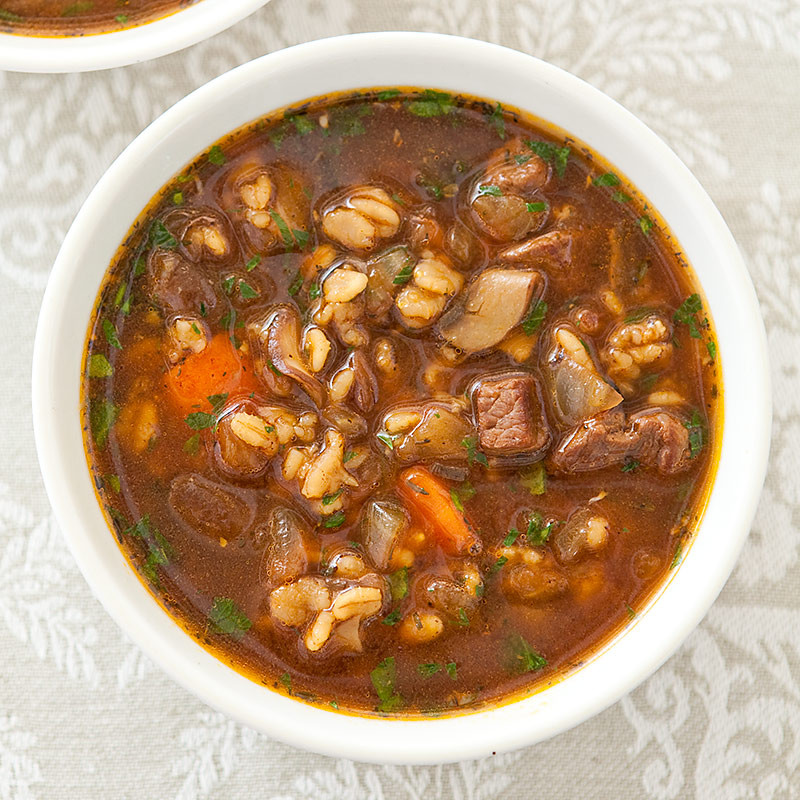 Beef And Barley Soup Recipe
 Beef and Barley Soup for Two