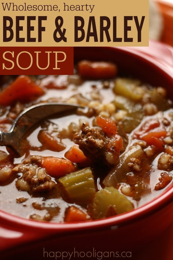 Beef And Barley Soup Recipe
 Beef and Barley Soup Recipe Happy Hooligans