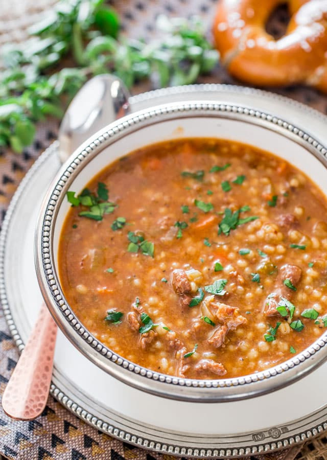 Beef And Barley Soup Recipe
 Beef Barley Soup Jo Cooks