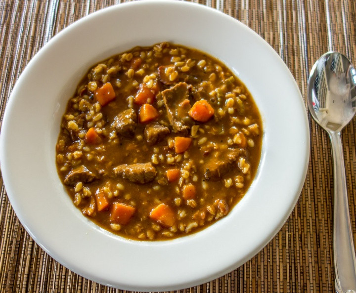 Beef And Barley Soup Recipe
 Guinness Beef Barley Soup Real Food Finds