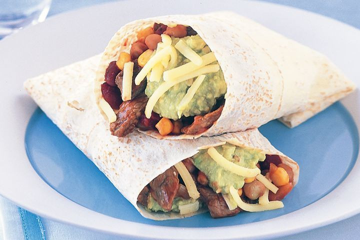 Beef And Bean Burritos
 Beef and bean burritos