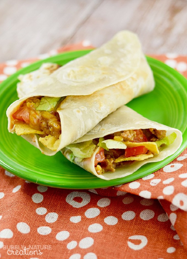 Beef And Bean Burritos
 Top 10 Easy Dinner Recipes For Lazy Housewives Top Inspired