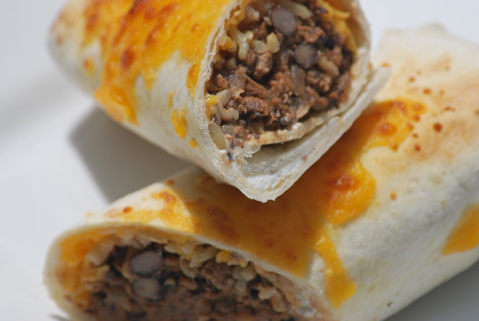 Beef And Bean Burritos
 My story in recipes Bean and Beef Burritos