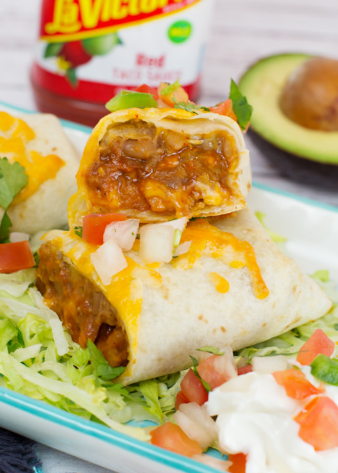 Beef And Bean Burritos
 Beef and Bean Baked Burritos Joy In Every Season