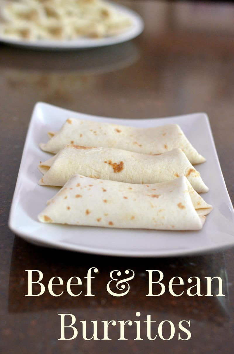 Beef And Bean Burritos
 Beef and Bean Burrito Happily Unprocessed