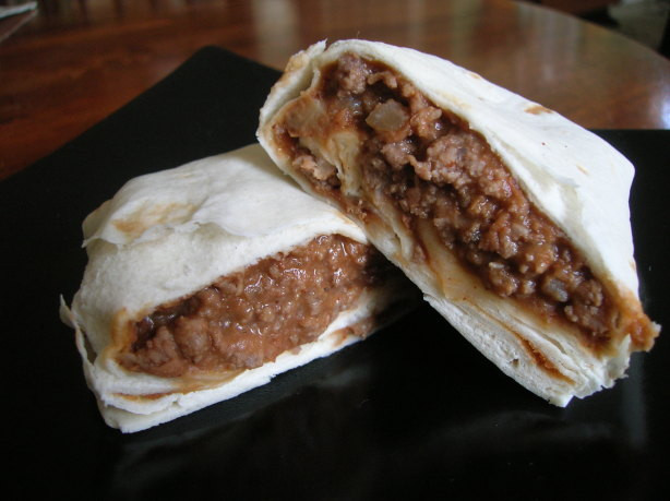 Beef And Bean Burritos
 Beef And Bean Burritos Recipe Food