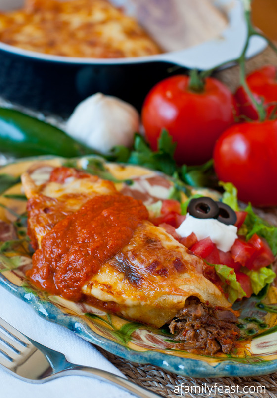 Beef And Bean Enchiladas
 Beef and Bean Enchiladas A Family Feast