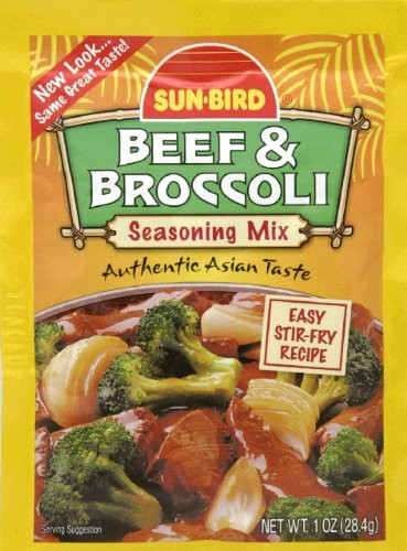 Beef And Broccoli Sauce Mix
 Sun Bird TERIYAKI MARINADE Asian Seasoning Mix 1 25oz 4