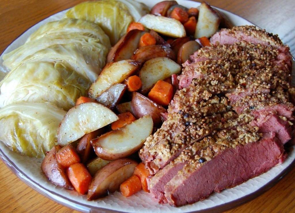 Beef And Cabbage
 Oven Roasted Corned Beef and Cabbage