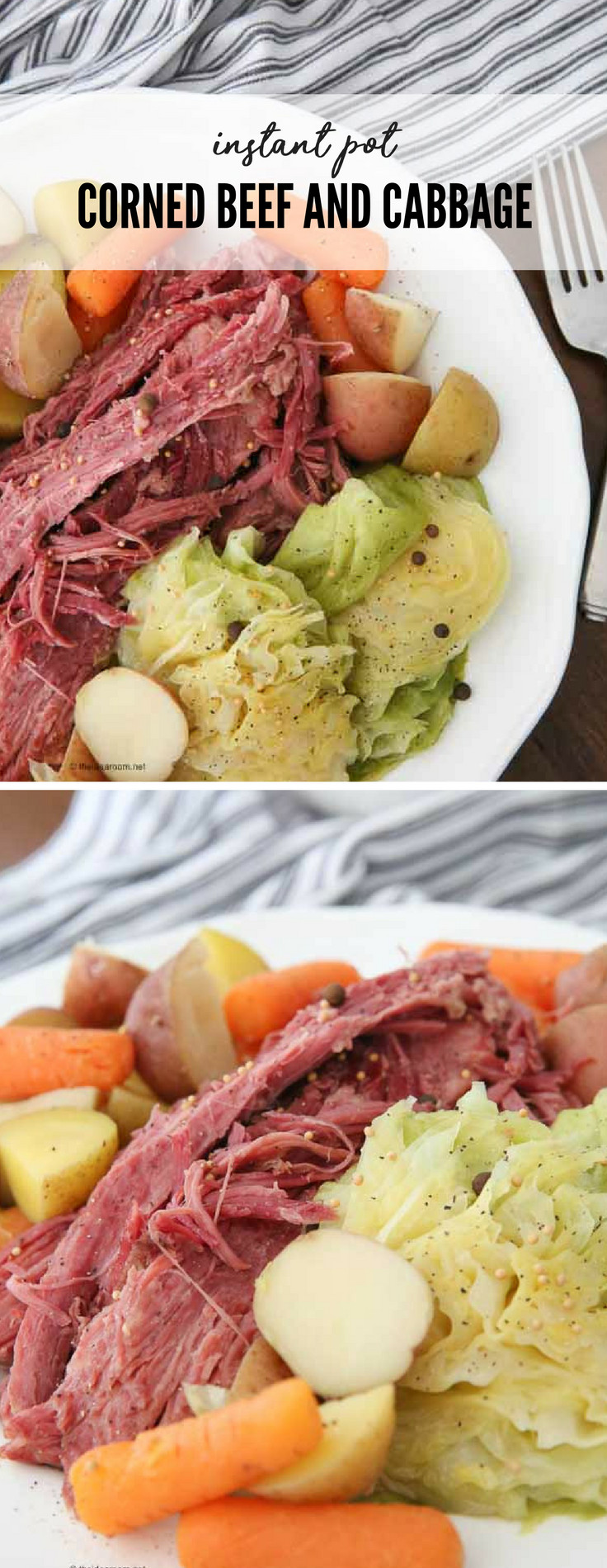 Beef And Cabbage
 Instant Pot Corned Beef and Cabbage Recipe