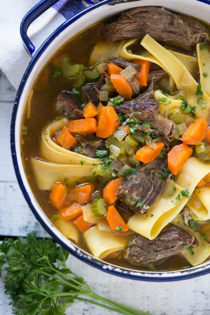 Beef And Egg Noodles
 Beef and Egg Noodle Soup Dinner at the Zoo