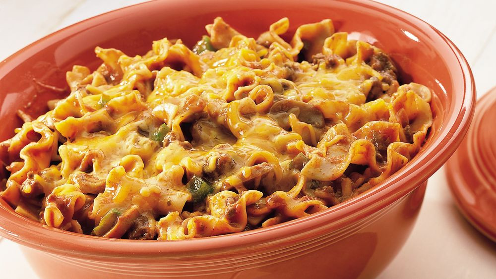 Beef And Noodle Casserole
 Beef Noodle Bake recipe from Pillsbury