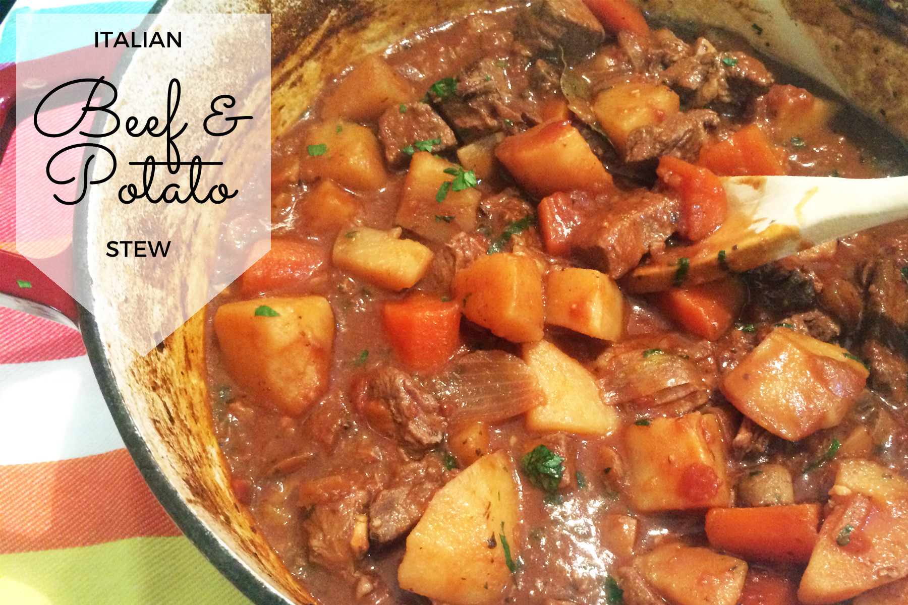 Beef And Potato Stew
 Italian Beef & Potato Stew Recipe Mum s Lounge