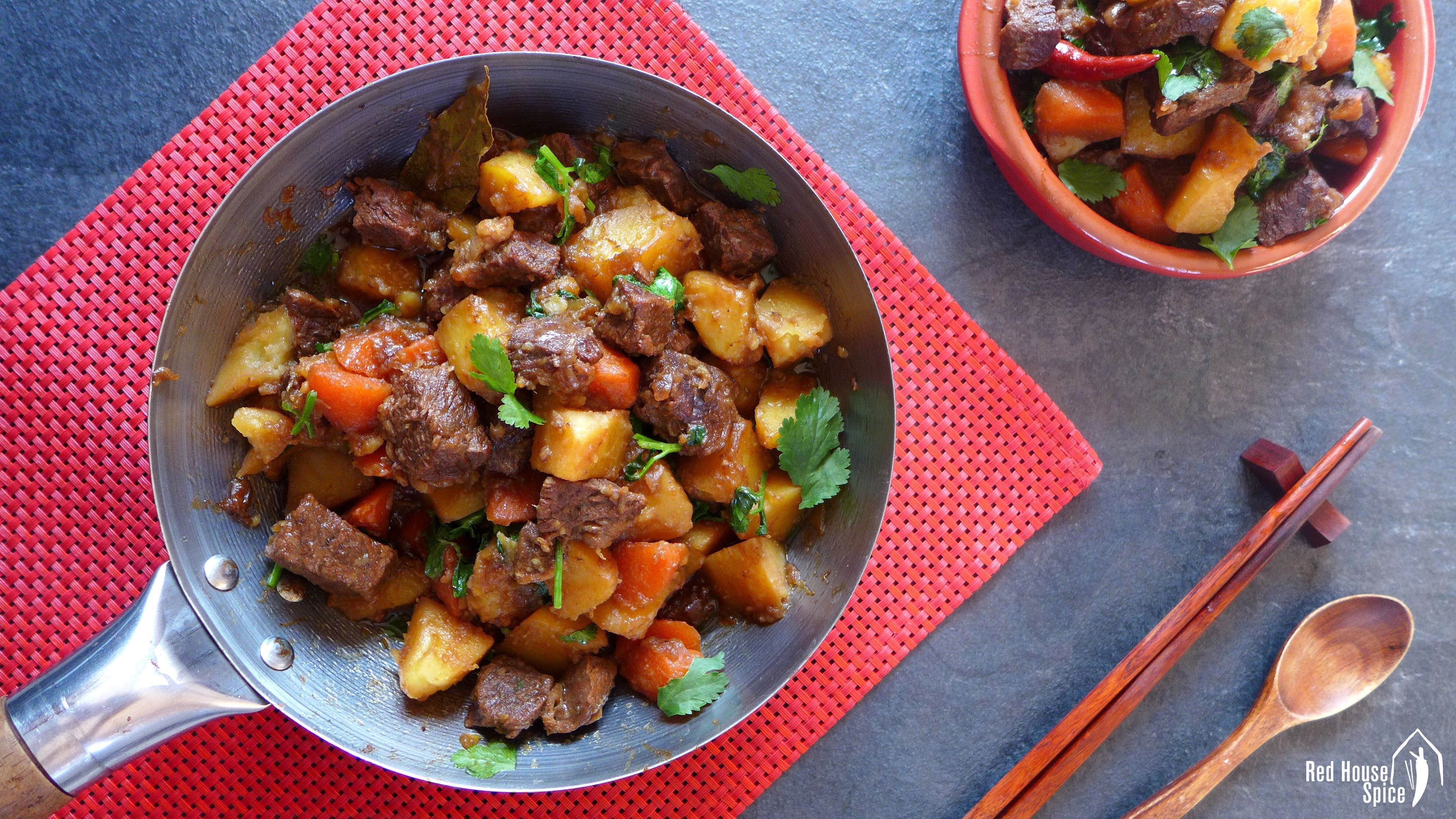 Beef And Potato Stew
 Chinese spiced beef and potato stew 土豆炖牛肉 – Red House Spice