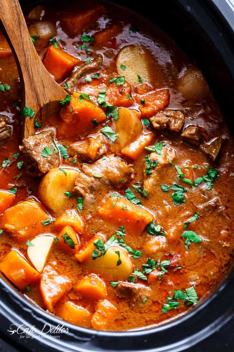 Beef And Potato Stew
 beef and sweet potato curry slow cooker