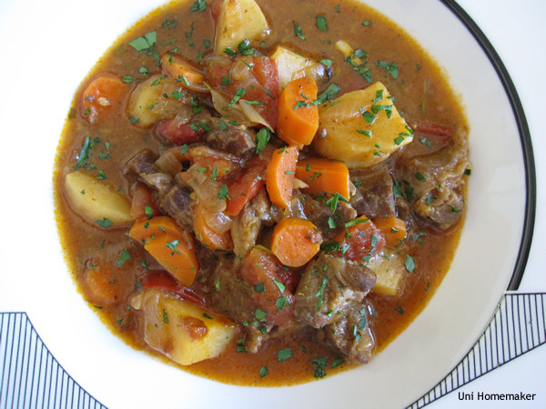 Beef And Potato Stew
 paleo beef stew with sweet potatoes