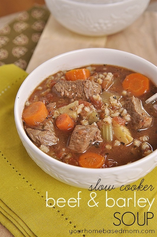 Beef Barley Soup Slow Cooker
 Slow Cooker Beef and Barley Soup your homebased mom